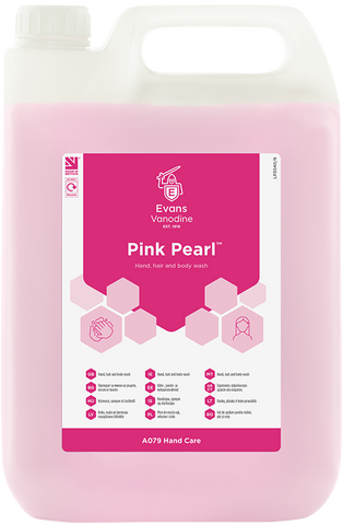 Evans pink pearl hand soap 5ltr