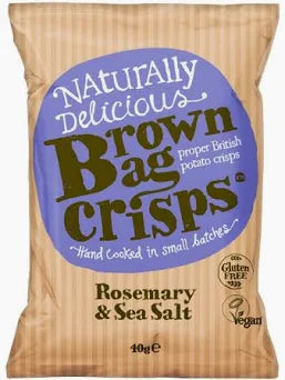 Brown Bag Crisp Rosemary & Sea Salt 20 x 40g