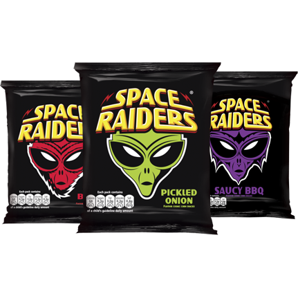 space invaders crisps