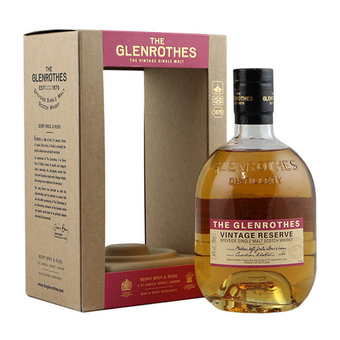 The Glenrothes Vintage Reserve Whiskey from BJ Supplies | Cash & Carry Wholesale